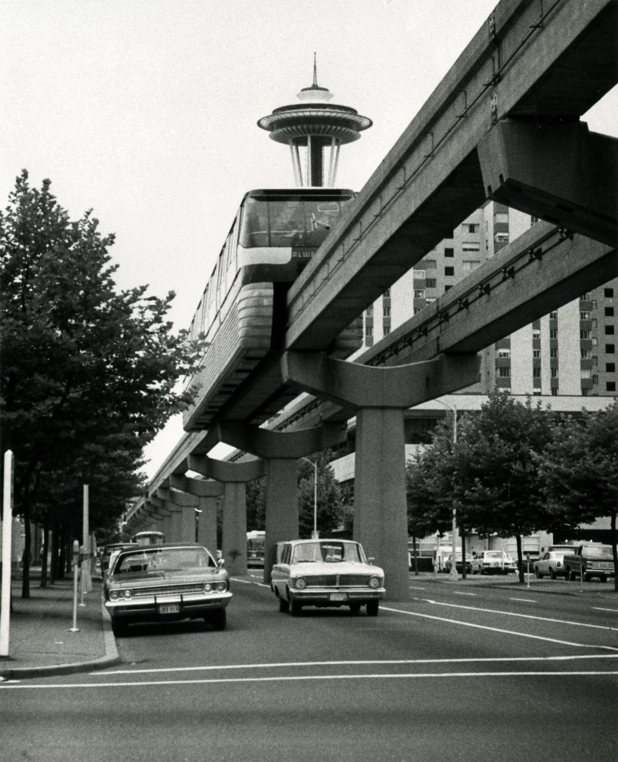 Monorail and Space Needle