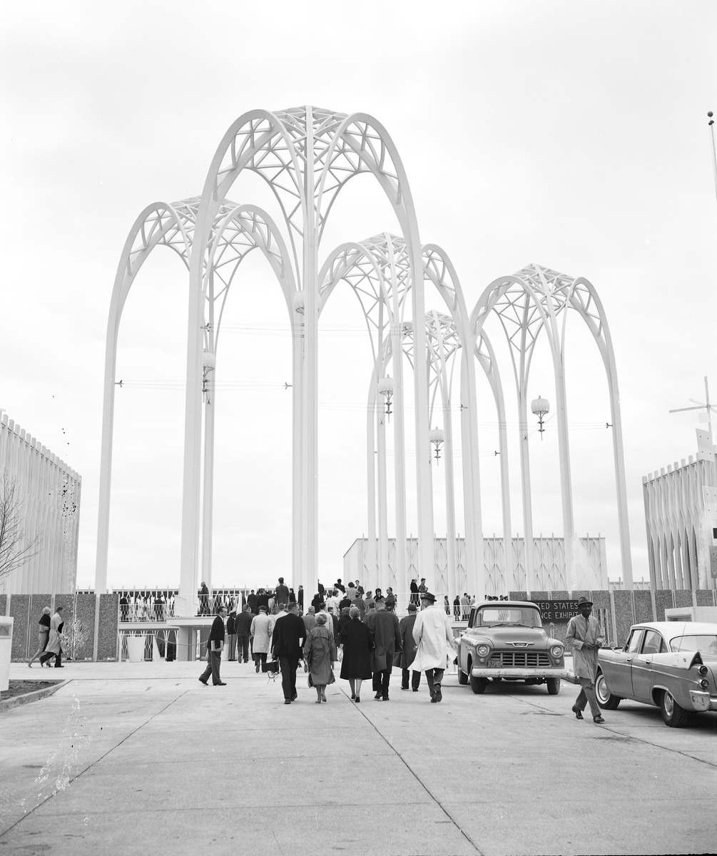 Science pavilion at Century 21 Exposition,